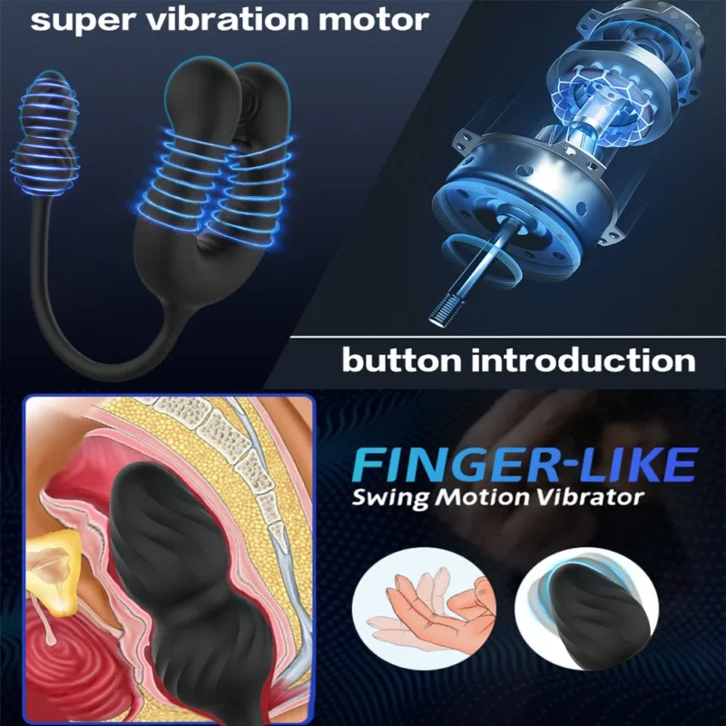 Wireless APP Cock Ring Thrusting Bullet Vibrator - Image 3