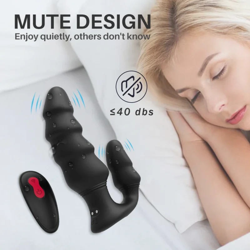 Wireless Remote Control Double Penetration Anal Plug - Image 4
