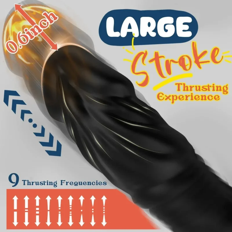 Thrusting Dildo Vibrator for Men - Image 3