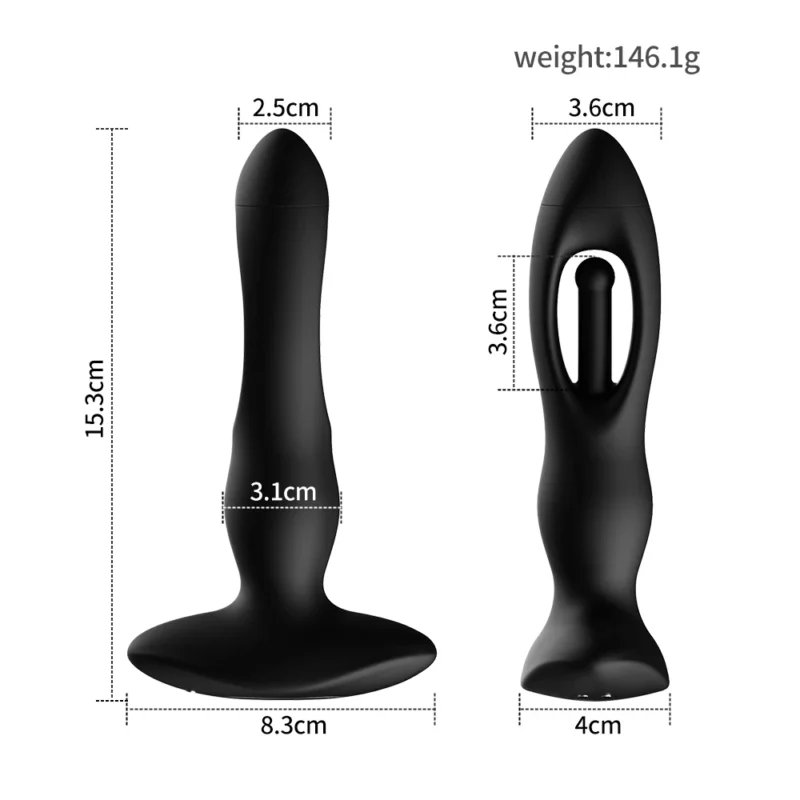 Vibrating Anal Plug Adult Sex Toy - Image 4