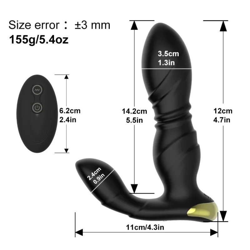 AIERSHA Prostate Massager Rotating Anal Vibrator - Image 5