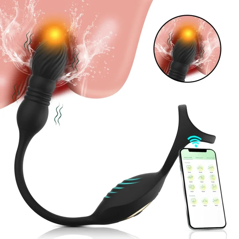 Prostate Massager Telescopic Anal Vibrator - Image 2