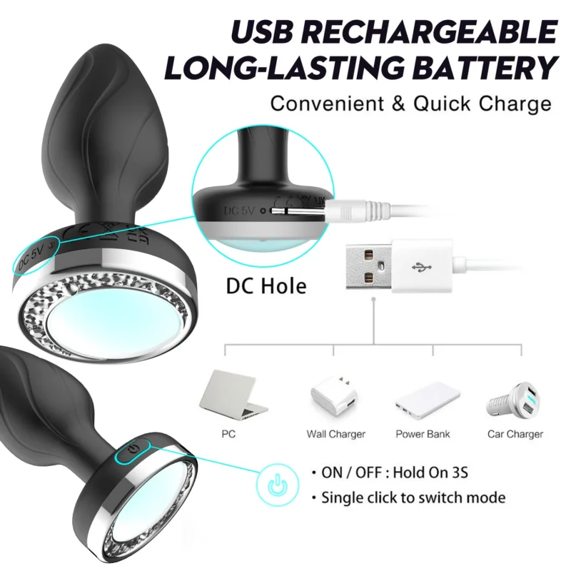 Anal Plug With lights Adult Sex Toy - Image 5