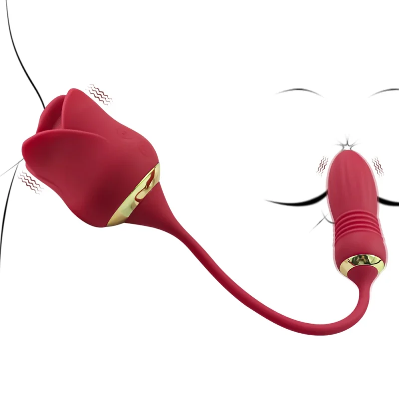 Rose Toy Sucking Vibrator for Women - Image 2