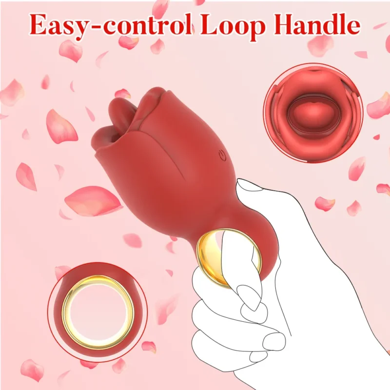 Powerful Rose Sucking Vibrator - Image 4