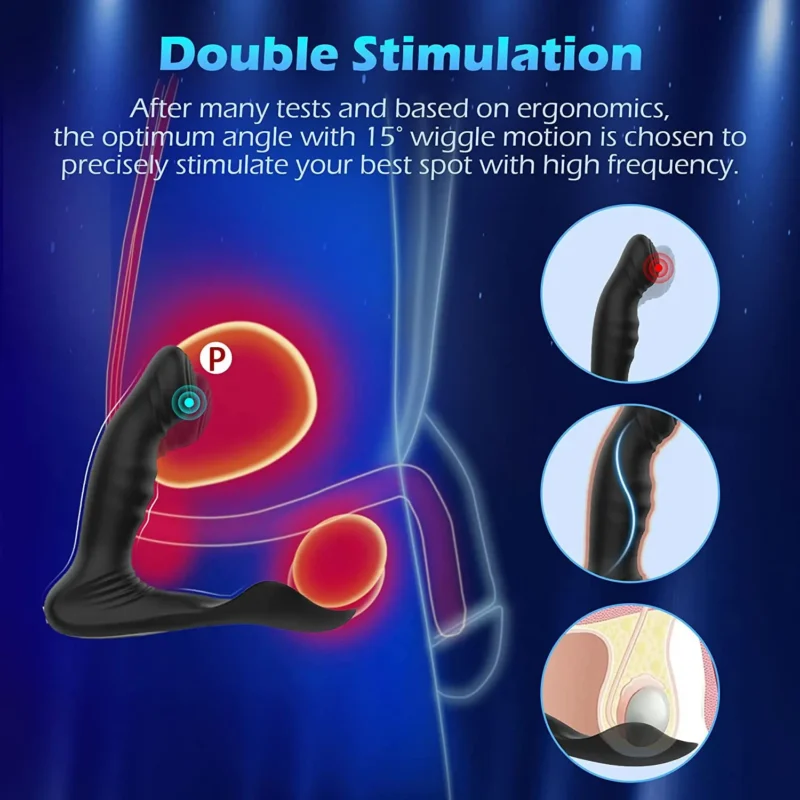 Prostate Massager App Wireless Remote Control Heating Anal Plug - Image 5
