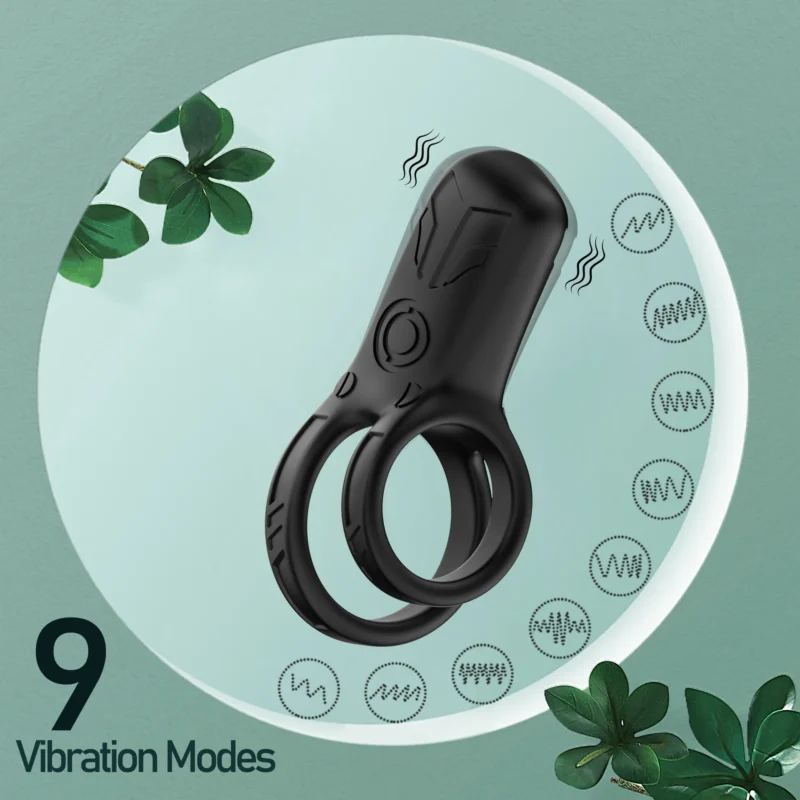 Double Ring Vibrator sex Toy - Image 3