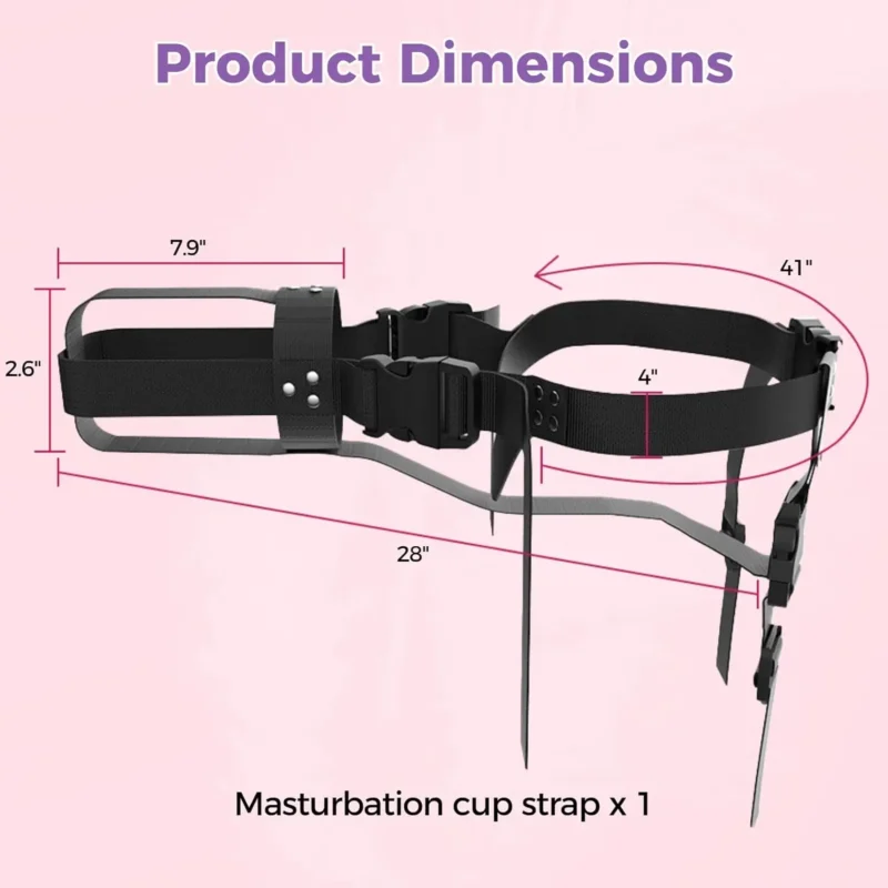 Sex Straps Wearable for Masturbator Cup - Image 6