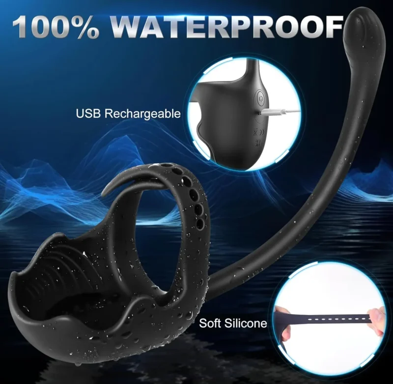 Vibrating Cock Ring Sex Toy - Image 6