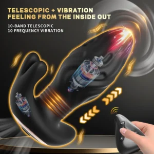 Thrusting Anal Vibrator Wireless Remote Dildo - Image 2